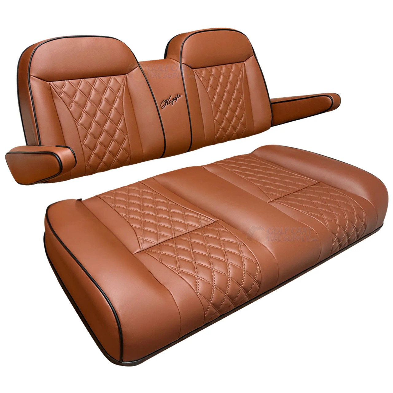 KOZIP Yamaha Drive (G29) Front Seat Cushion Set Deluxe - SADDLE