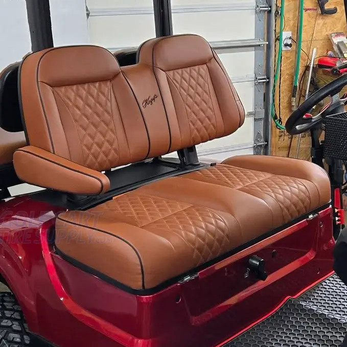 KOZIP Yamaha Drive (G29) Front Seat Cushion Set Deluxe - SADDLE