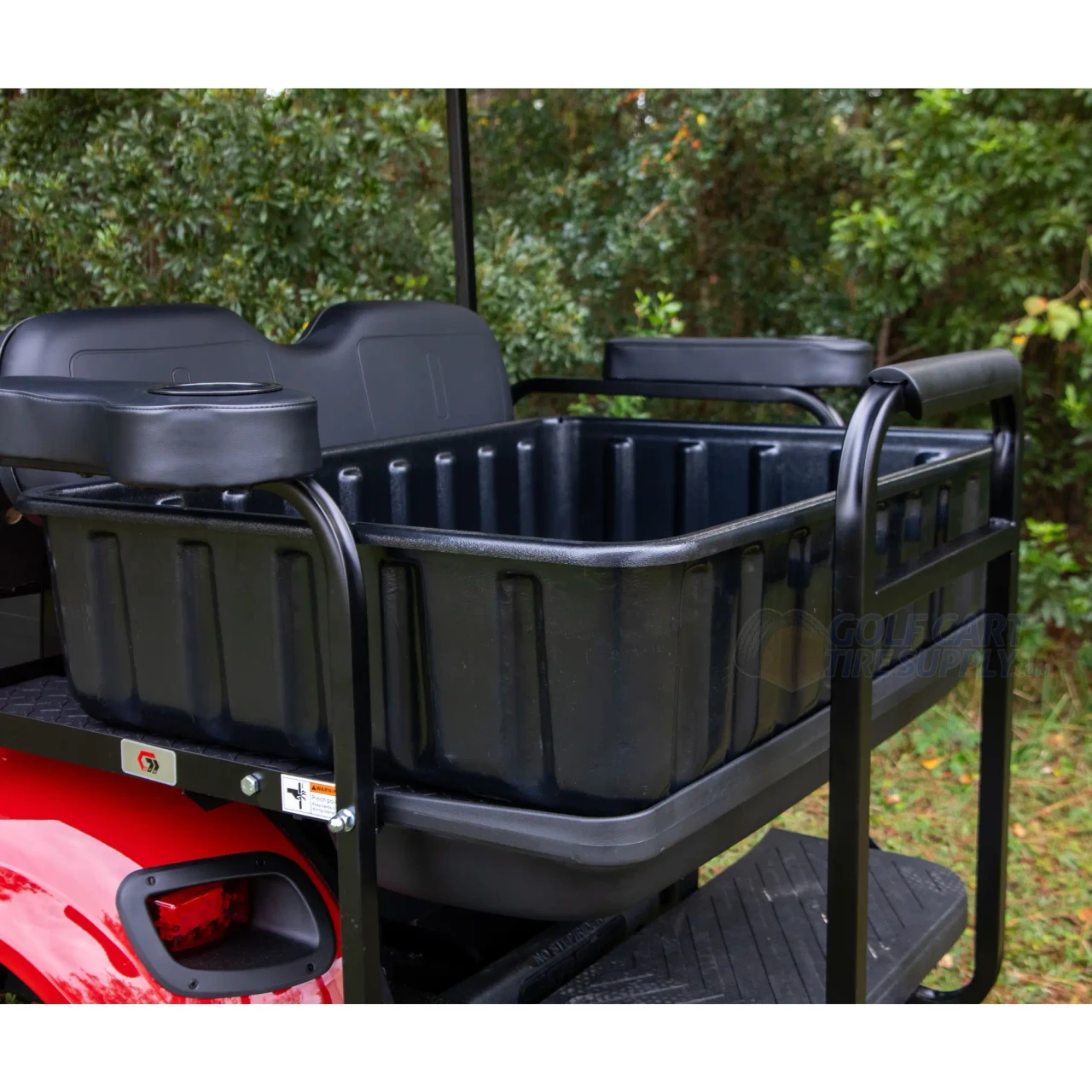 Heavy Duty Golf Cart Rear Seat Kit Cargo Tub | Golf Cart Tire Supply