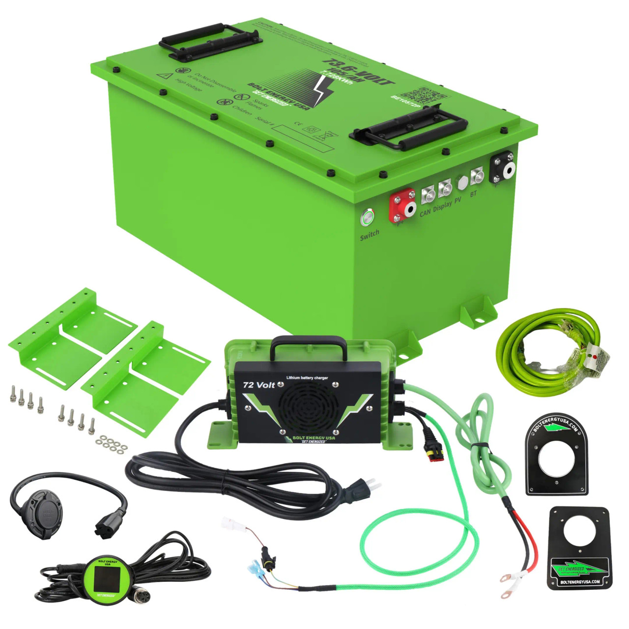 BOLT 72V Lithium Golf Cart Battery 105AH Bundle