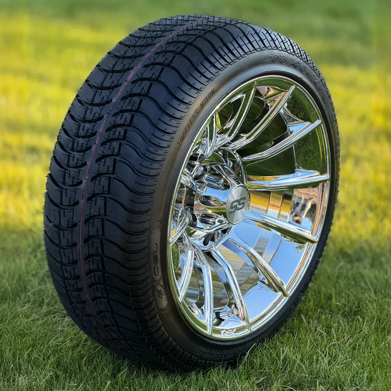 TREX-14-inch-TITAN-chrome-golf