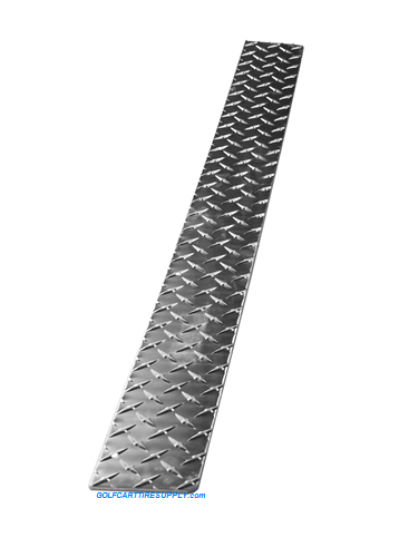 EZGO TXT Kick Plate Aluminum Diamond Plate Golf Cart Tire Supply