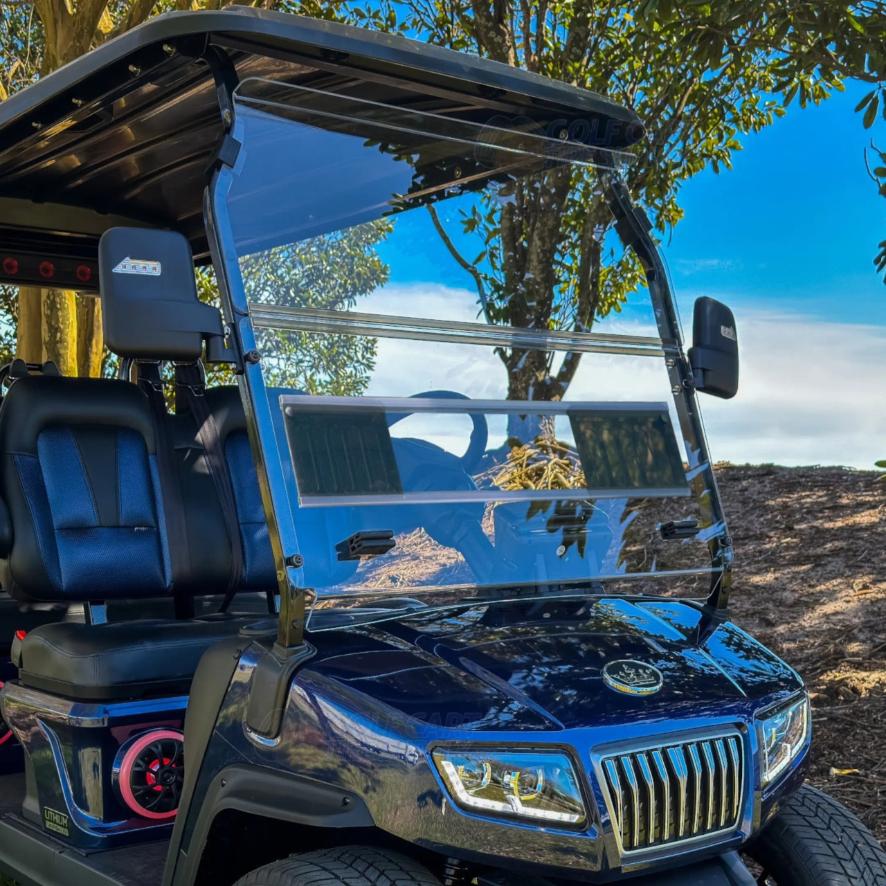 Evolution D5 Maverick / Ranger Foldable Golf Cart MOAB Windshield
