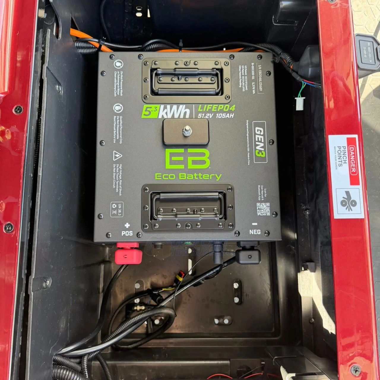 コータロー　エイジング ECO Battery Evolution D5 Lithium Battery Conversion Kit 48V 105Ah