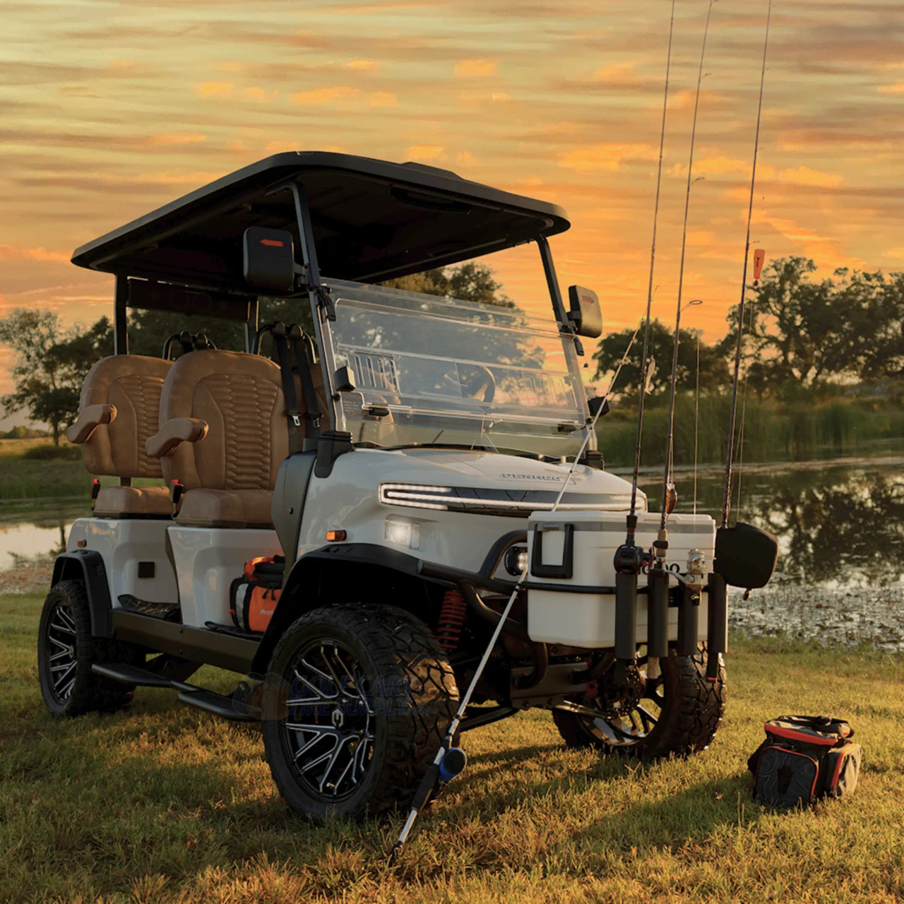 MODZ Golf Cart Cooler Rack (Brush Guard Mount) | Golf Cart Tire Supply