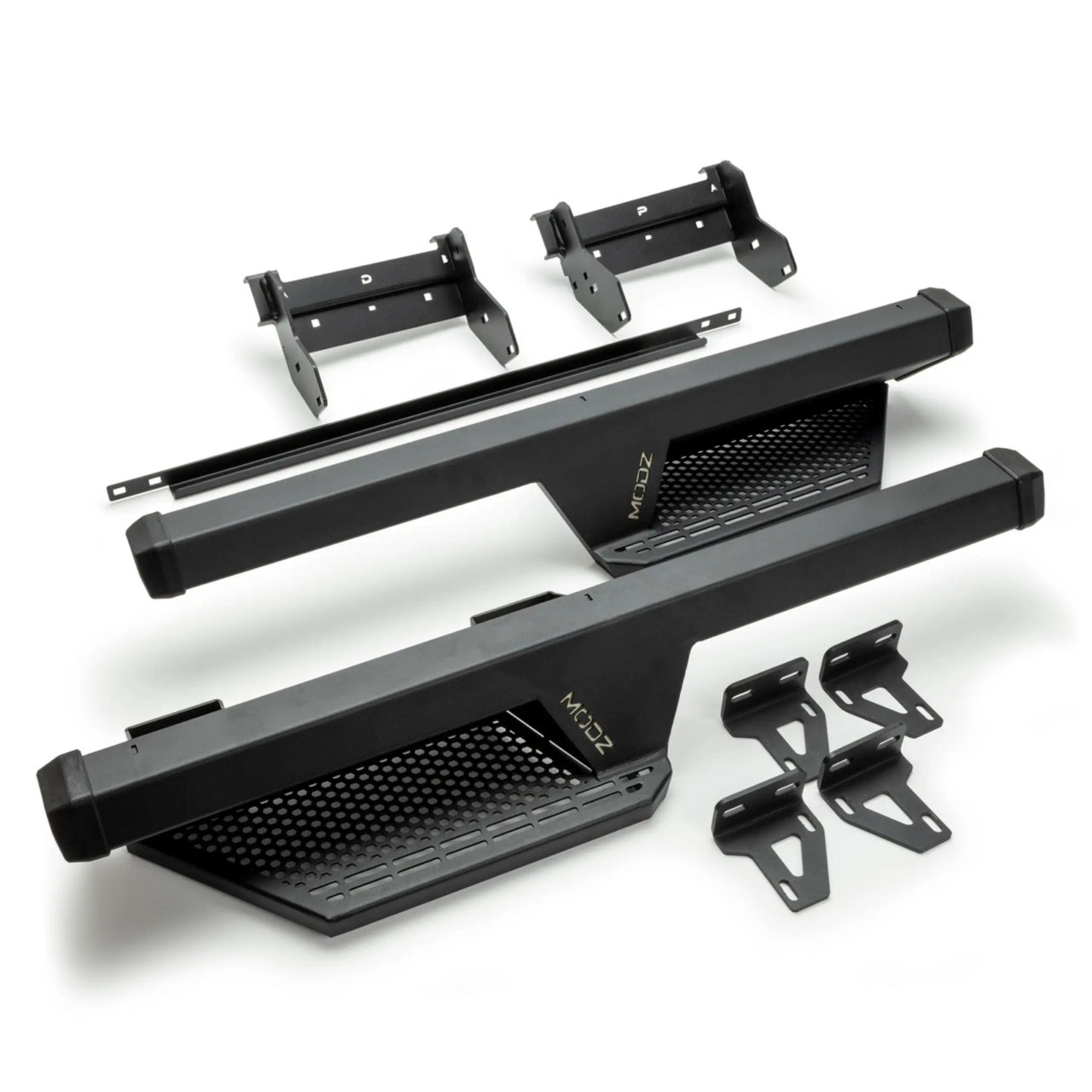 MODZ EZGO TXT Nerf Bar Set BLACK Side Steps | GCTS
