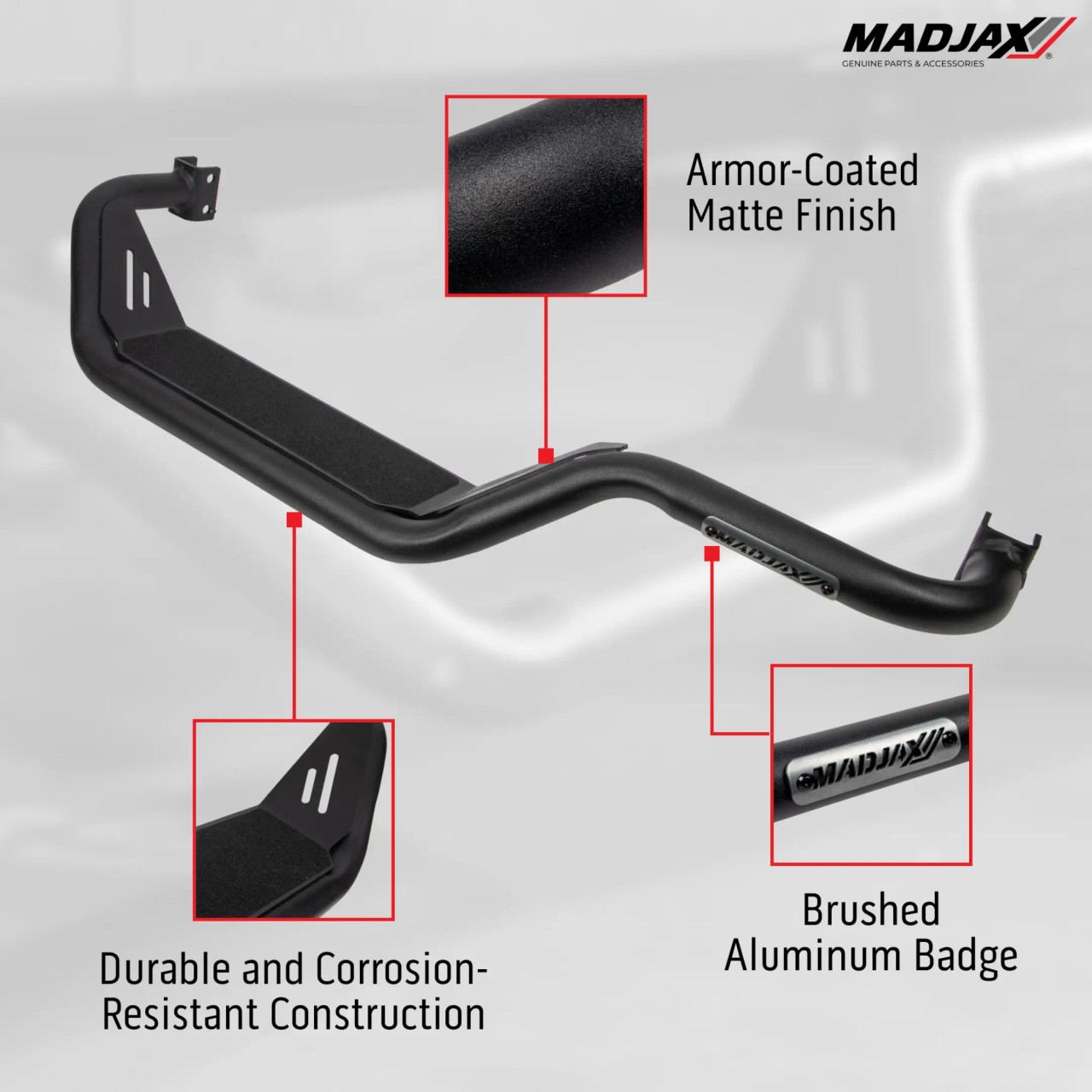 MADJAX Recon Club Car Tempo/Onward Golf Cart Side Steps | Golf