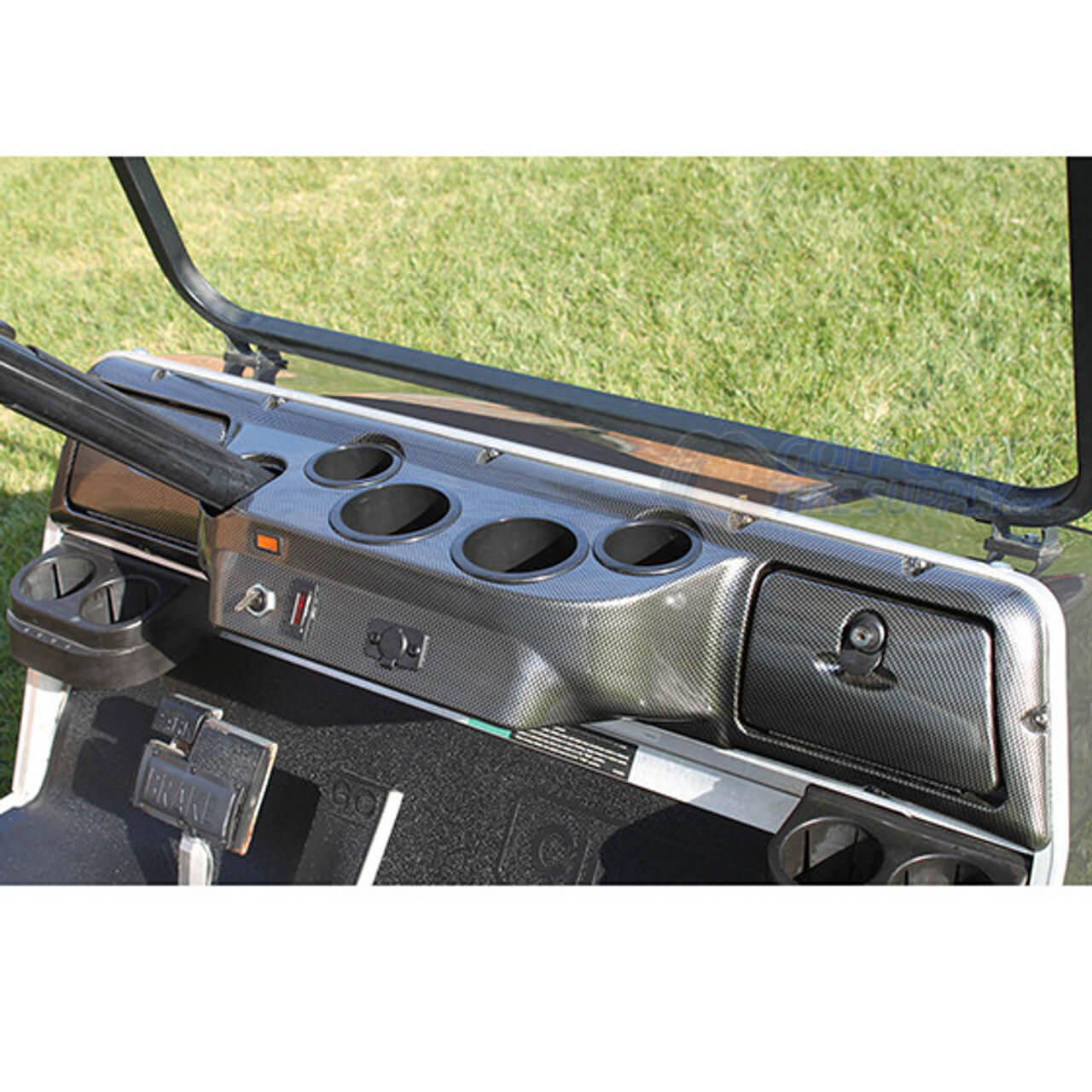Club Car DS Dash in Carbon Fiber for 1982+ | Golf Cart Tire Supply