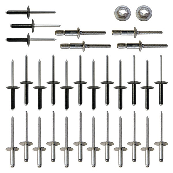 EZGO TXT Golf Cart Body Rivet Kit (Fits 1996+) | Golf Cart Tire Supply