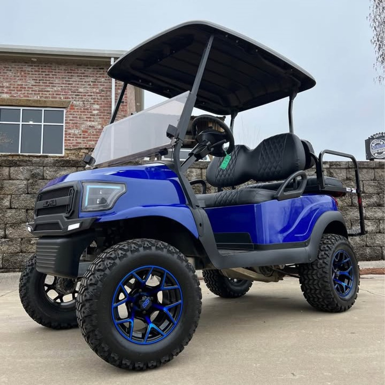 Club Car Precedent ALPHA Body Kit in Blue | GCTS
