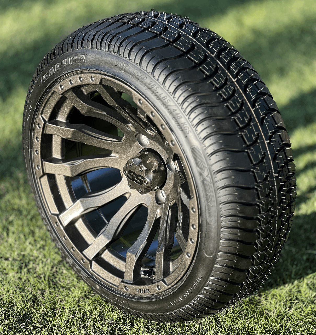 14" MAVERICK Metallic Bronze Wheels and 205/30-14 Low Profile DOT Tires