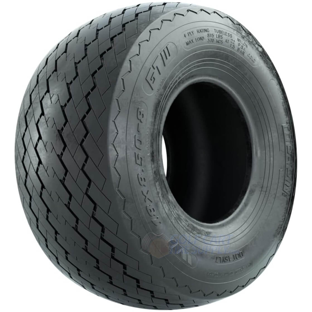 Tireglos 100% DRY 5リットル GTW Topspin 18x8.5-8 Golf Cart Tires for 8