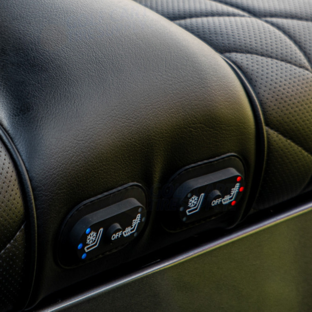 Aviator Deluxe EZGO RXV Front Seat Cushions, Heated & Cooled