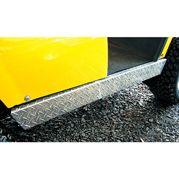 Yamaha G14/ G16/ G19/ G22 Golf Cart Rocker Panels Diamond Plate