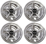 SS Chrome 8" Wheel Covers