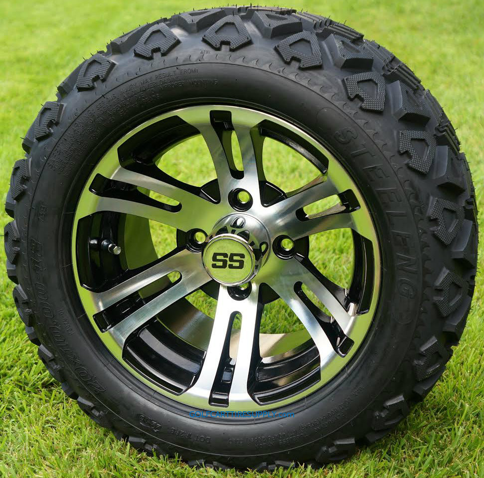 12 inch Golf Cart Wheels and Tires Combos for Non Lifted Golf Carts ...