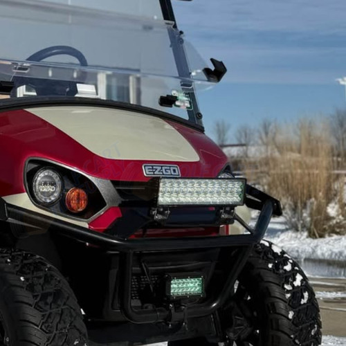 RHOX 11" Golf Cart LED Light Bar - 12V-24V (54 Watt / 4,050 Lumens, Fits All Carts)