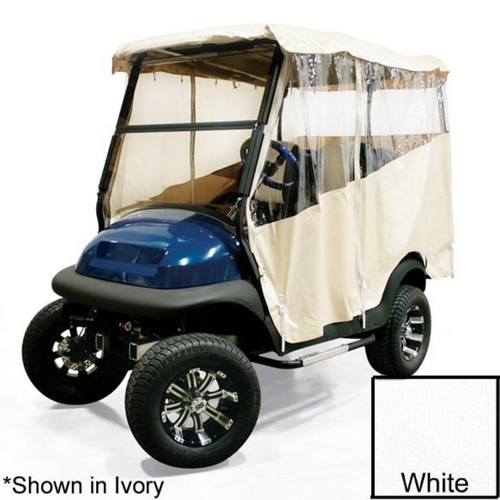 EZGO TXT 4-Passenger Over-The-Top Enclosure - WHITE