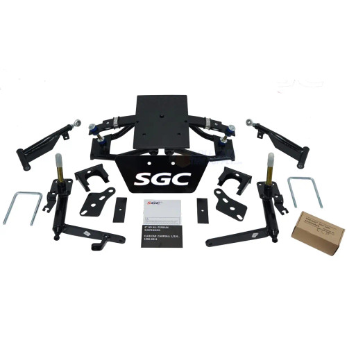 6" SGC Club Car Carryall / Villager Heavy Duty Double A-Arm Golf Cart Lift Kit