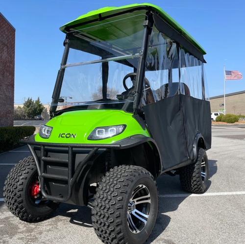 DoubleTake ICON i40 Golf Cart Enclosure 4-Passenger BLACK (Fits i40 ...