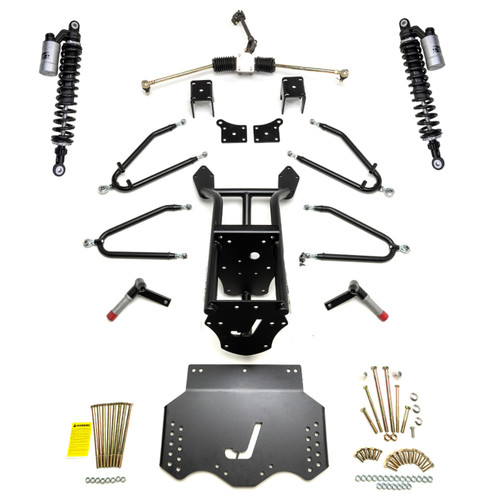 JAKES 4"- 8" Adjustable Height Long Travel Lift Kit for EZGO TXT 2014+ (Fits ELECTRIC)