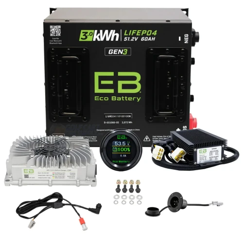 ECO BATTERY 48V 60AH Lithium Golf Cart Batteries CUBE Kit (Fits ALL Carts!)