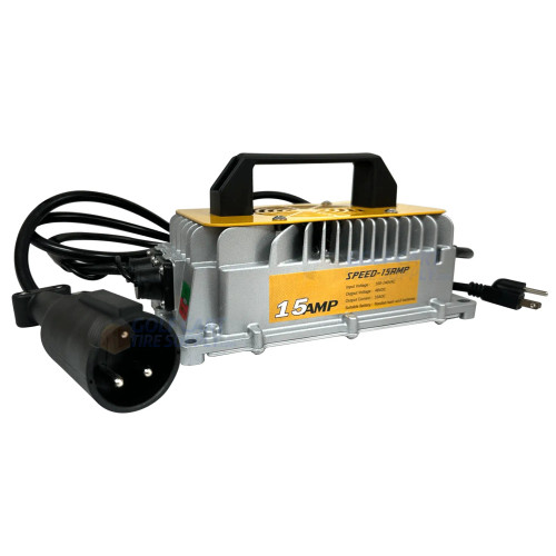 Club Car Tempo 48-Volt Battery Charger w/ Round 3-Pin Plug