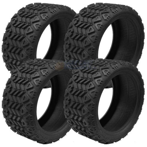 Wanda 18x8.5-12 DOT All Terrain Golf Cart Tires - Set of 4