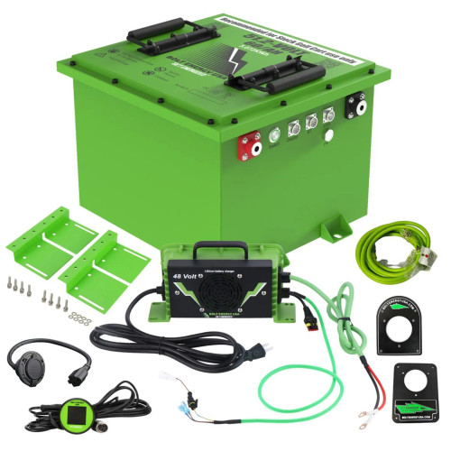 BOLT 48V Lithium Golf Cart Battery 60AH Kit - Drop in Ready (Fits ALL CARTS)
