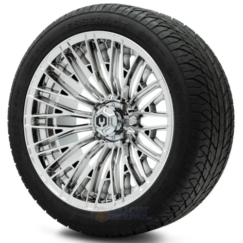 16" REAPER Chrome Wheels and 23x9-16" Street DOT Tires Combo