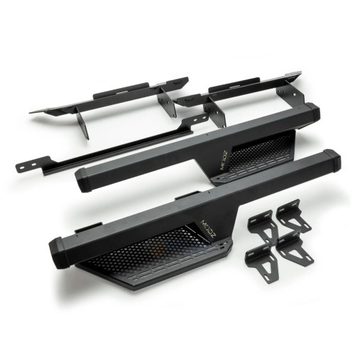 MODZ Club Car Precedent Nerf Bar Set BLACK Side Steps