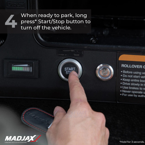 MadJax Passport Keyless Ignition Smart Key System | Golf Cart Tire