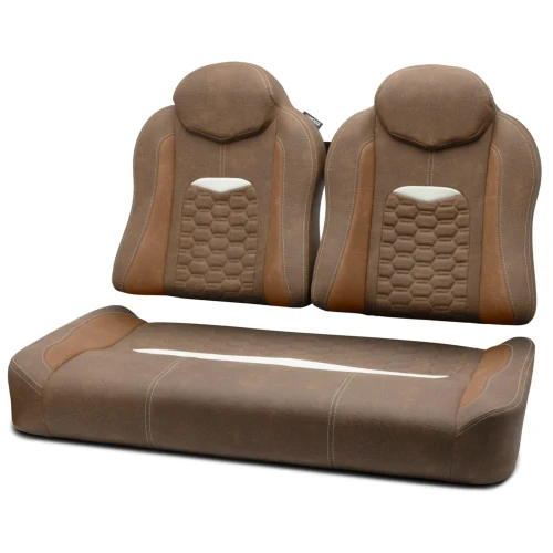 MODZ FS3 Club Car Tempo Front Seat Cushion Set Deluxe - BROWN