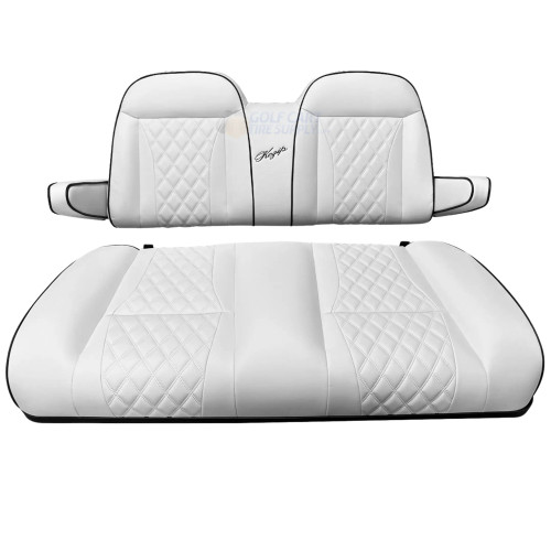 KOZIP Club Car DS Front Seat Cushion Set Deluxe - WHITE | GCTS