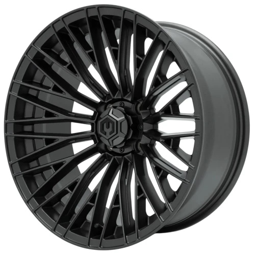 16" REAPER Gunmetal Golf Cart Wheels - Set of 4