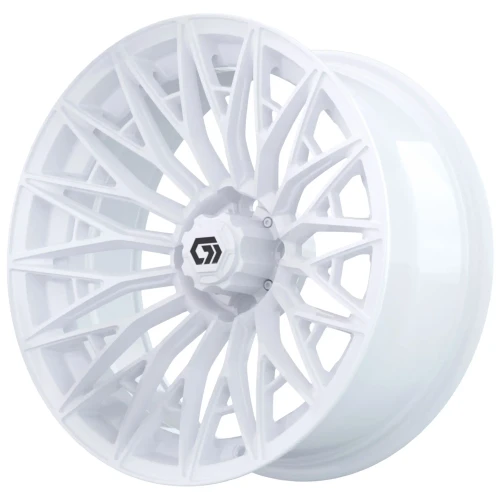 16" BLUR White Golf Cart Wheels