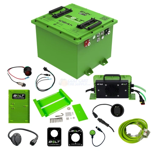 BOLT Energy Club Car Onward Lithium Battery Replacement Kit (Replaces Factory Battery)