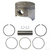 EZGO Piston and Piston Ring Set in .25mm Oversized Size (Fits EZ-GO 4-cycle Gas 1992+ 350cc)