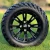 14" VOODOO Golf Cart Wheels and 23" All Terrain DOT Tires