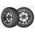 14" OMEGA Machined Aluminum Wheels and 23x10.5-12 All Terrain Tires Combo - PREDATOR