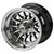 RHOX Phoenix 10" Machined/ Black Golf Cart Wheels 14 spoke - Set of 4