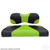 RHOX Yamaha G29/ DRIVE Seat Covers - Sport Front Seats - Black/Green