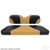 EZGO TXT / RXV Seat Covers - Sport Front Seats - Black/Tan