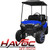 Yamaha Drive/G29 MadJax HAVOC Off Road Front Cowl w/ Fascia & Headlights - BLUE