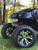 12" VAMPIRE Golf Cart Wheels and 23" All Terrain Tires Combo