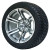 12" TERMINATOR Gunmetal Wheels and 215/40-12 DOT Tires