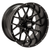 12" VORTEX Gloss Black Black Wheels and 215/40-12" DOT Combo