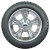 12" GODFATHER II Golf Cart Wheels and 215/40-12 DOT Golf Cart Tires Combo