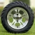 12" LIGHTSIDE Machined Aluminum Wheels and 20x10-12" DOT All Terrain Tires Combo - Set of 4