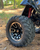 12" LIZARD Machined/Black Aluminum Wheels and 22x11-12 Crawler All Terrain Tires